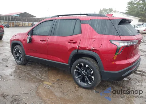 2025 Chevrolet Equinox Fwd Rs из США, поврежденный, VIN 3GNAXLEG1SL289863